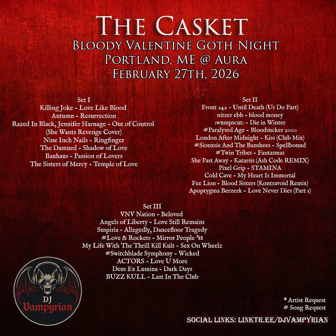The Casket – Bloody Valentine: LIVE in Portland, ME – February 27